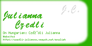 julianna czedli business card